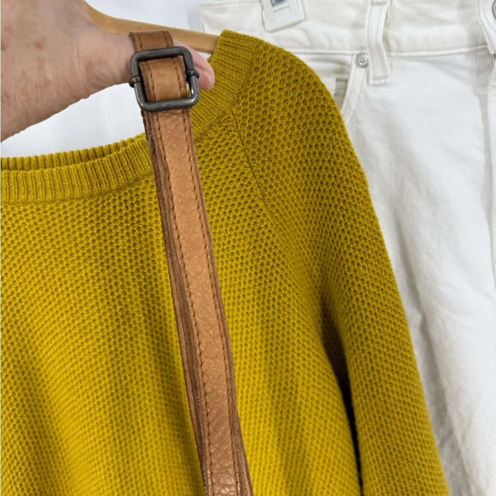 Unnamed leather woven hobo crossbody with drawstring purse